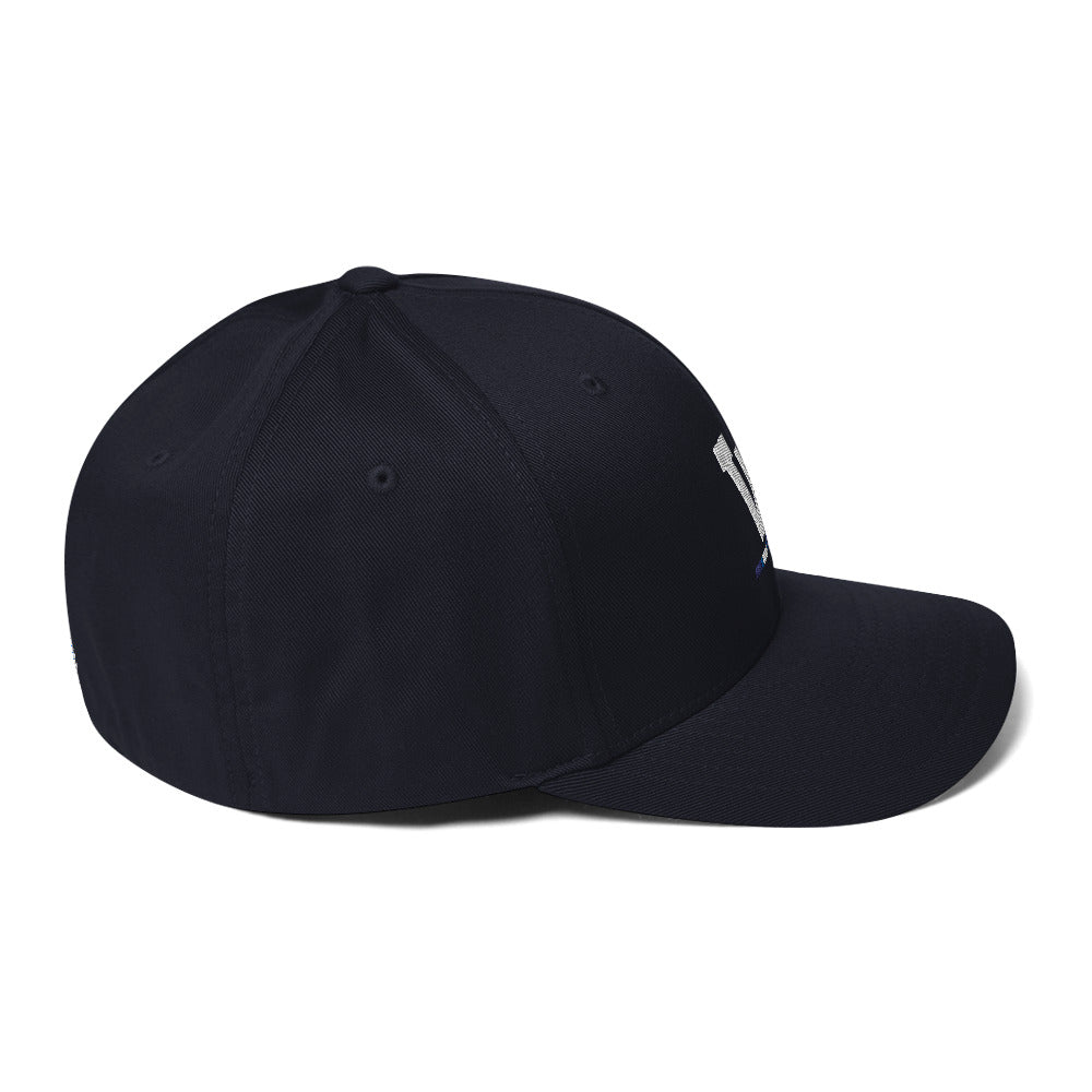 Riiink W Blue-Blue-White – Structured Twill Cap