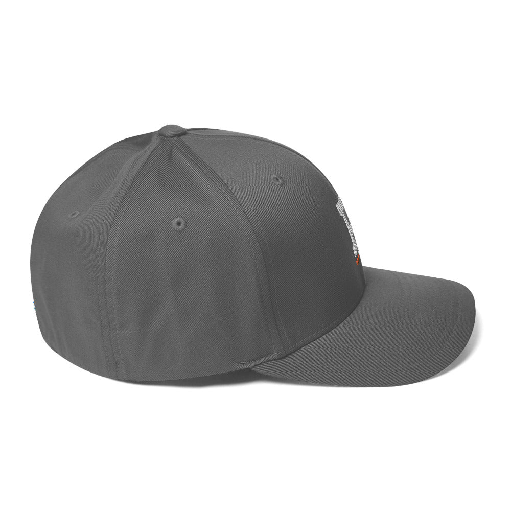 Riiink P Orange-White-Black – Structured Twill Cap