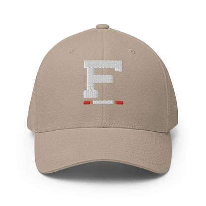 Riiink F Red-Gold-White – Structured Twill Cap