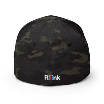 Riiink D Red-White – Structured Twill Cap