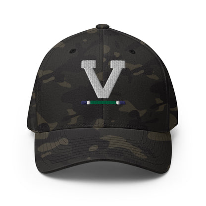 Riiink V Blue-White-Green – Structured Twill Cap