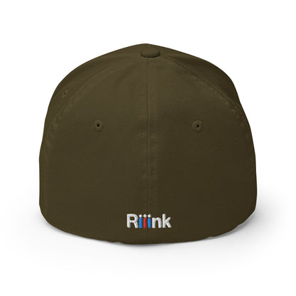 Riiink M Green-White-Red – Structured Twill Cap