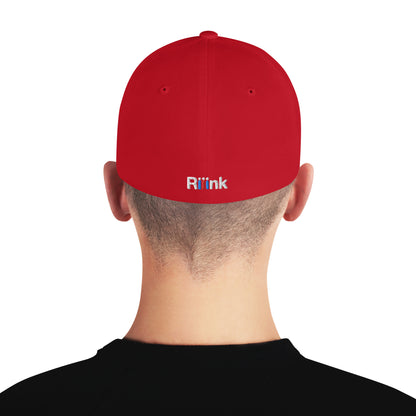 Riiink C Red-White-Black - Structured Twill Cap