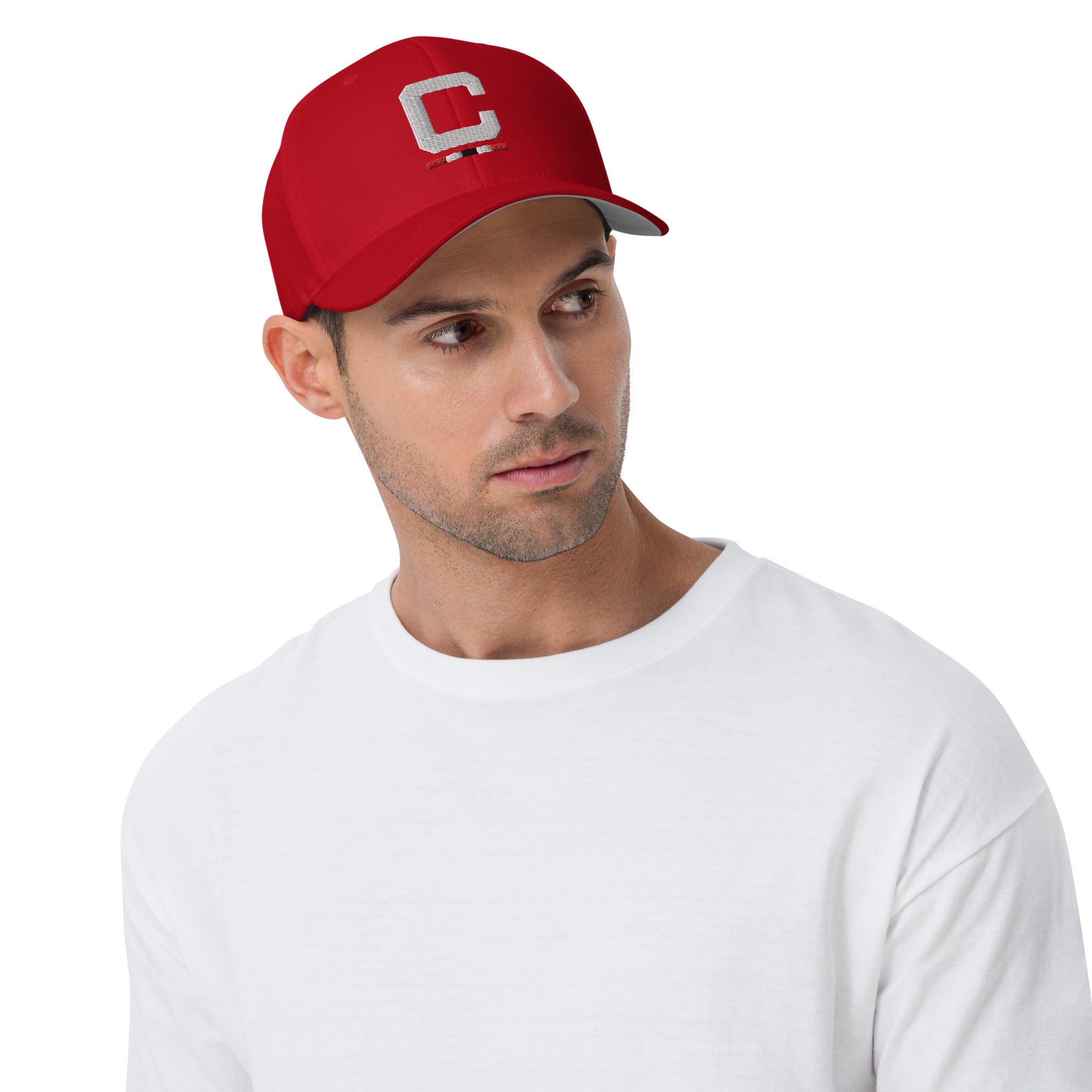 Riiink C Red-White-Black - Structured Twill Cap