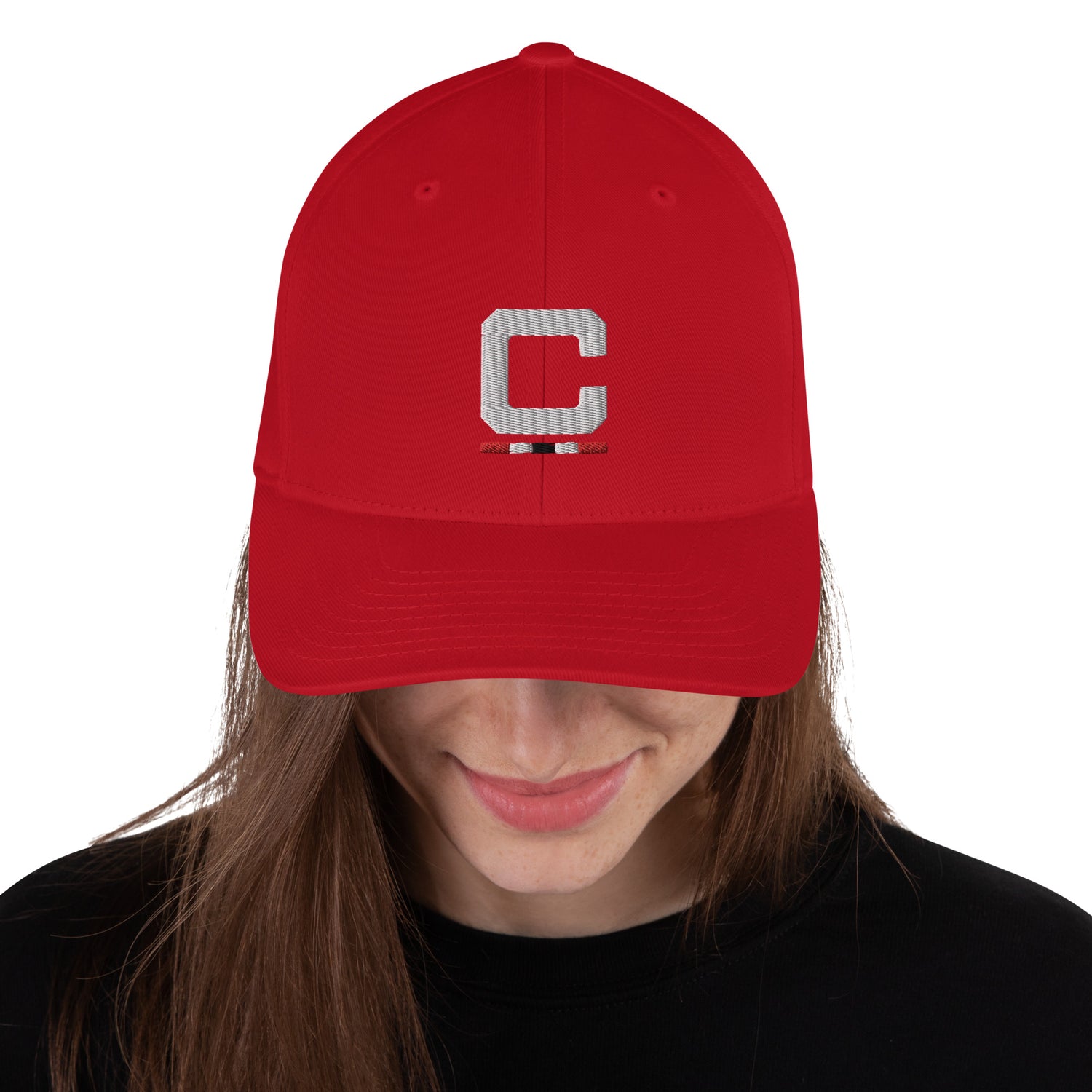 Riiink C Red-White-Black - Structured Twill Cap