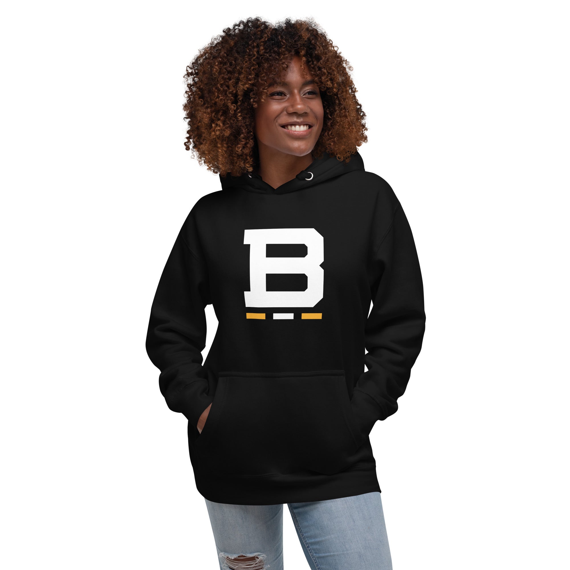 Riiink B Yellow-Black-White – Unisex Hoodie