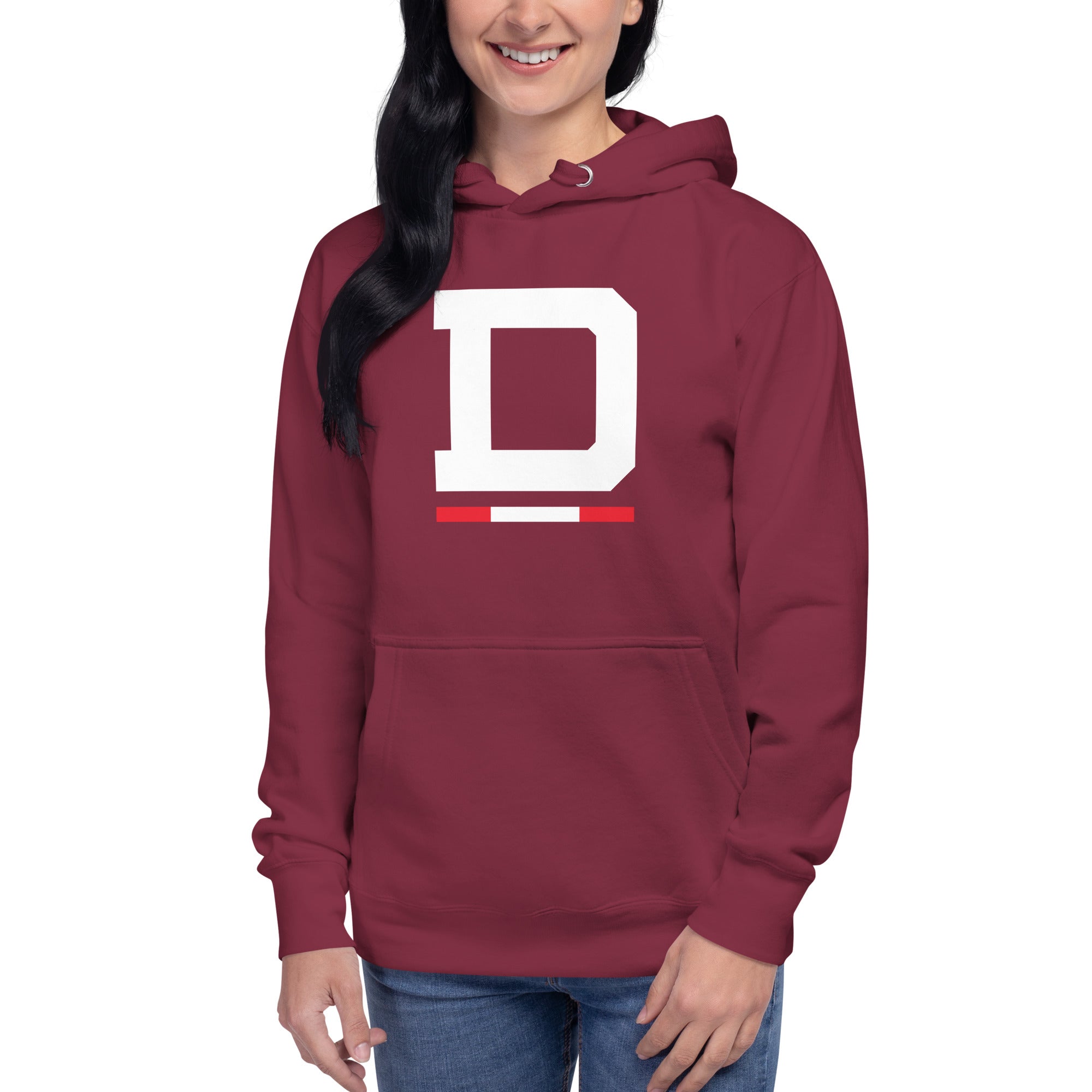 Riiink D Red-White - Unisex Hoodie