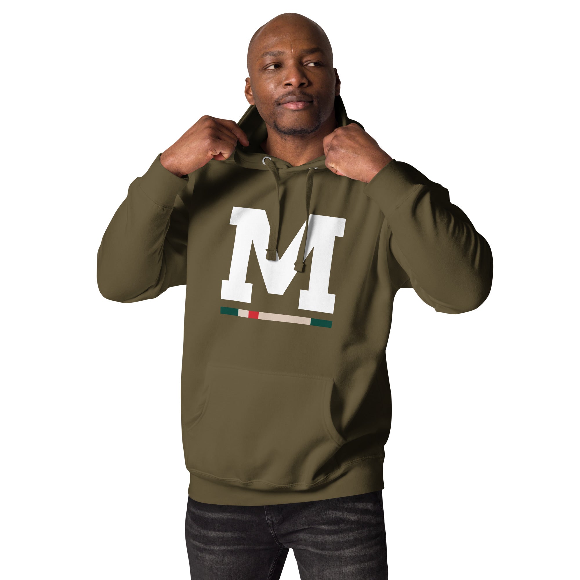 Riiink M Green-Tan-Red – Unisex Hoodie